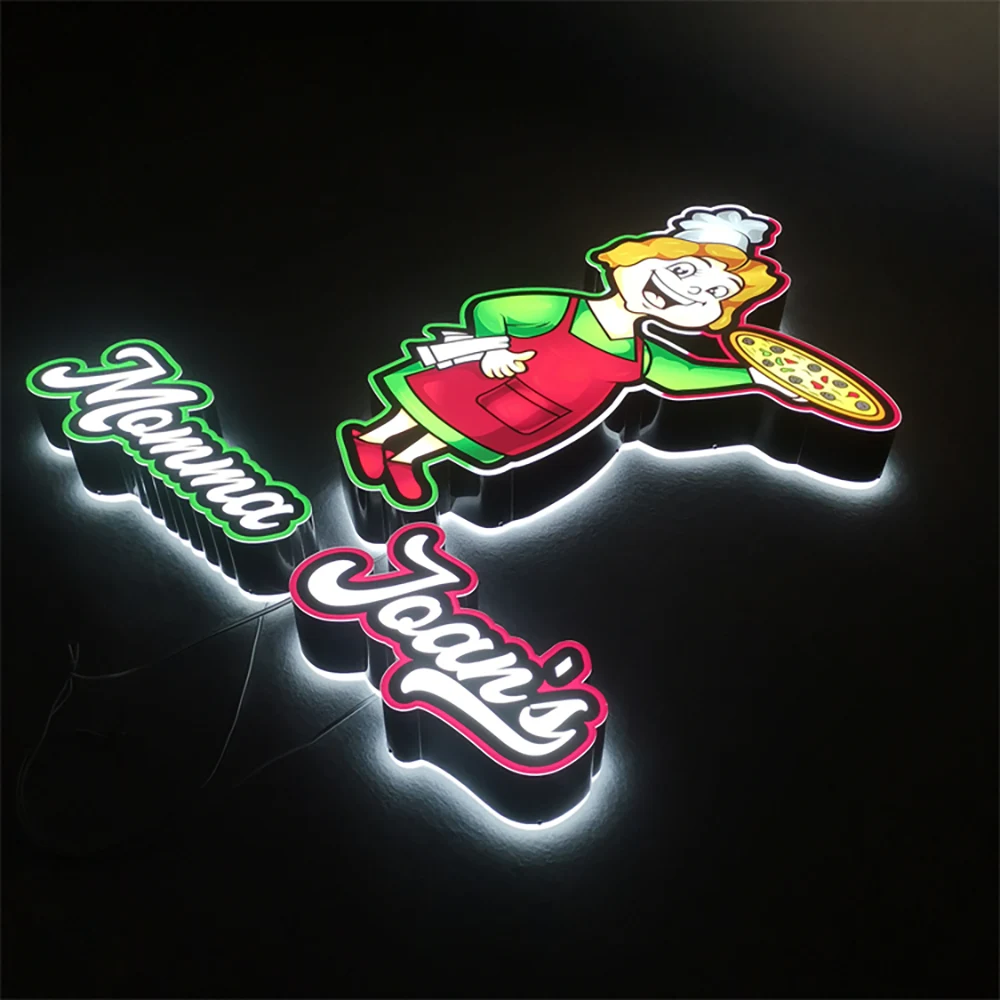 Momma Joan’s Pizza – Trimcap LED Shopfront Sign (Sydney) - image 1
