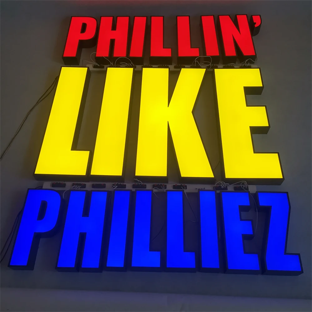 Philliez – Trimcap Frontlit LED Stainless Steel Acrylic PVC Sign (Sydney) - image 1