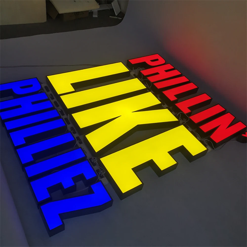 Philliez – Trimcap Frontlit LED Stainless Steel Acrylic PVC Sign (Sydney) - image 2