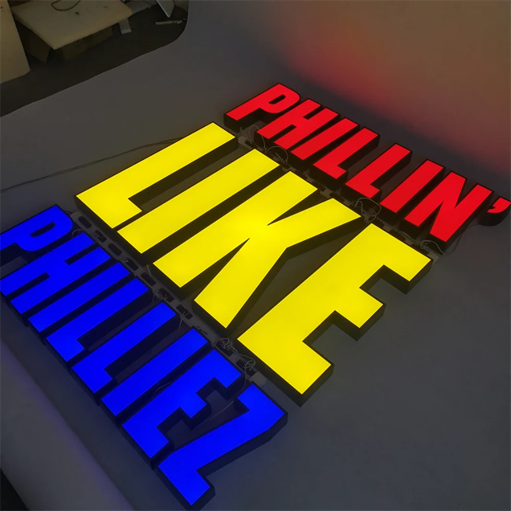 Philliez – Trimcap Frontlit LED Stainless Steel Acrylic PVC Sign (Sydney) - image 4