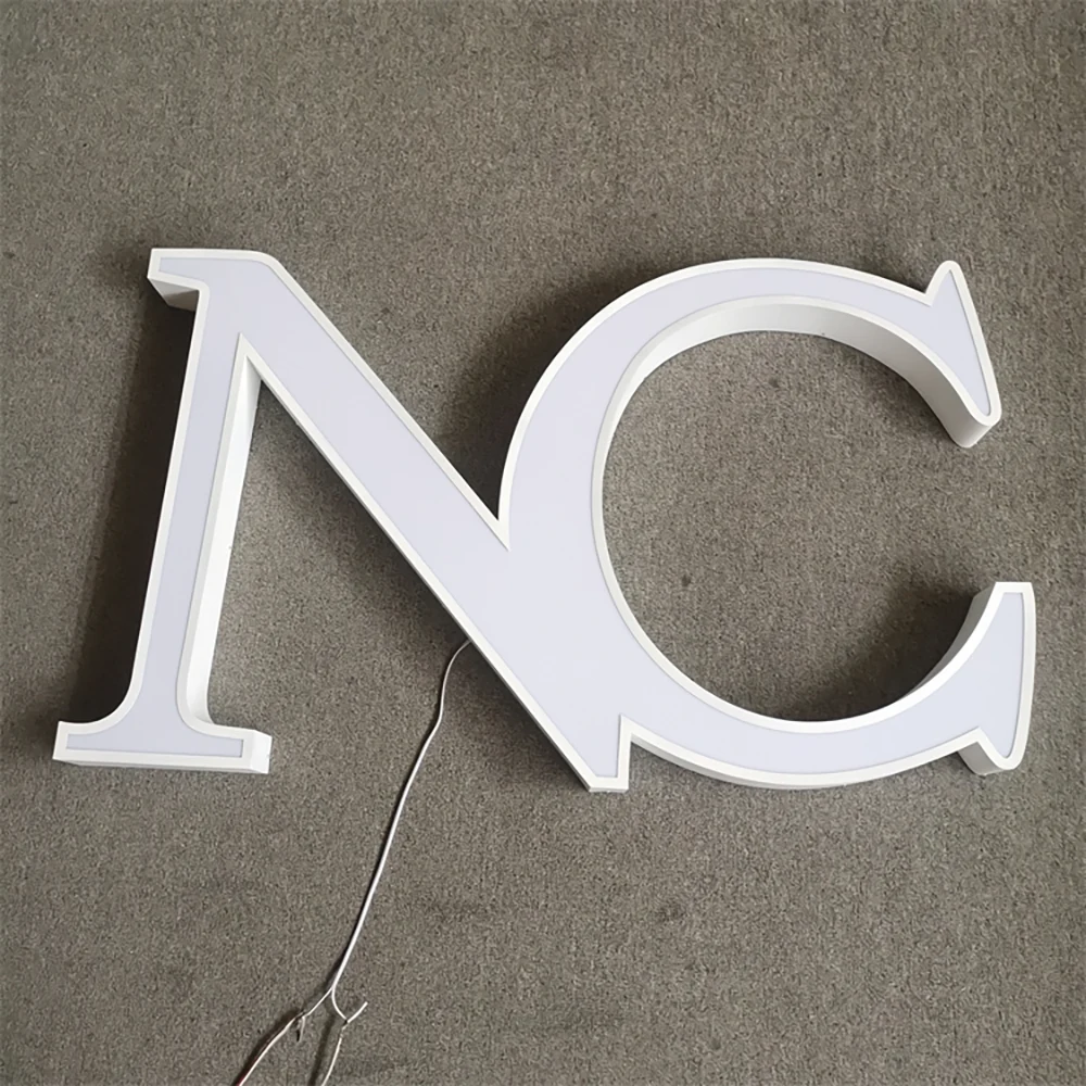 NC Logo – Trimcap Frontlit LED Stainless Steel Acrylic PVC Sign (Sydney) - image 3