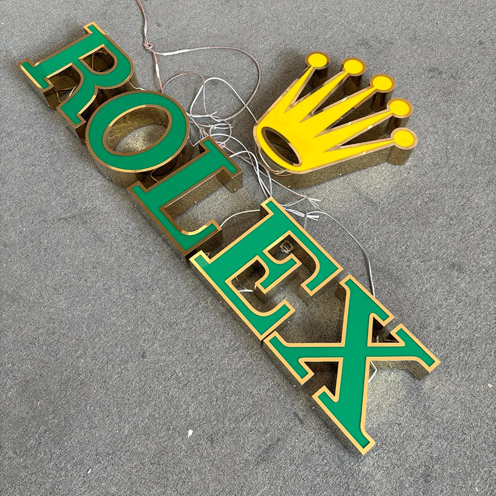 Rolex – Trimcap Frontlit LED Stainless Steel Acrylic PVC Illuminated Sign (Sydney) - image 1