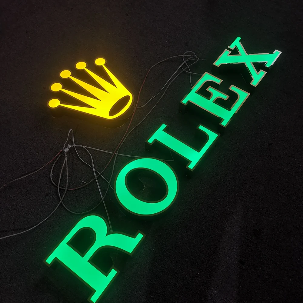 Rolex – Trimcap Frontlit LED Stainless Steel Acrylic PVC Illuminated Sign (Sydney) - image 3