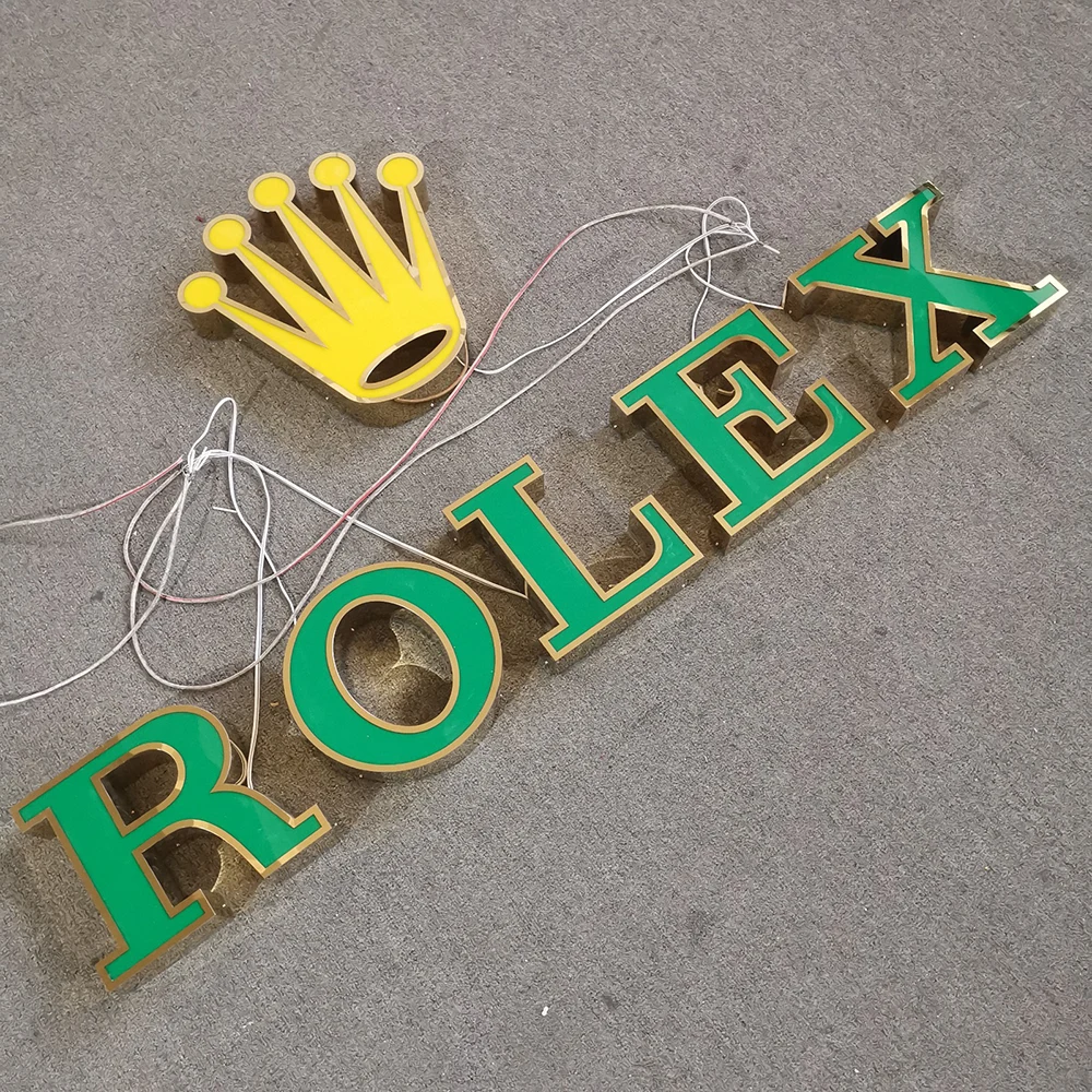 Rolex – Trimcap Frontlit LED Stainless Steel Acrylic PVC Illuminated Sign (Sydney) - image 5