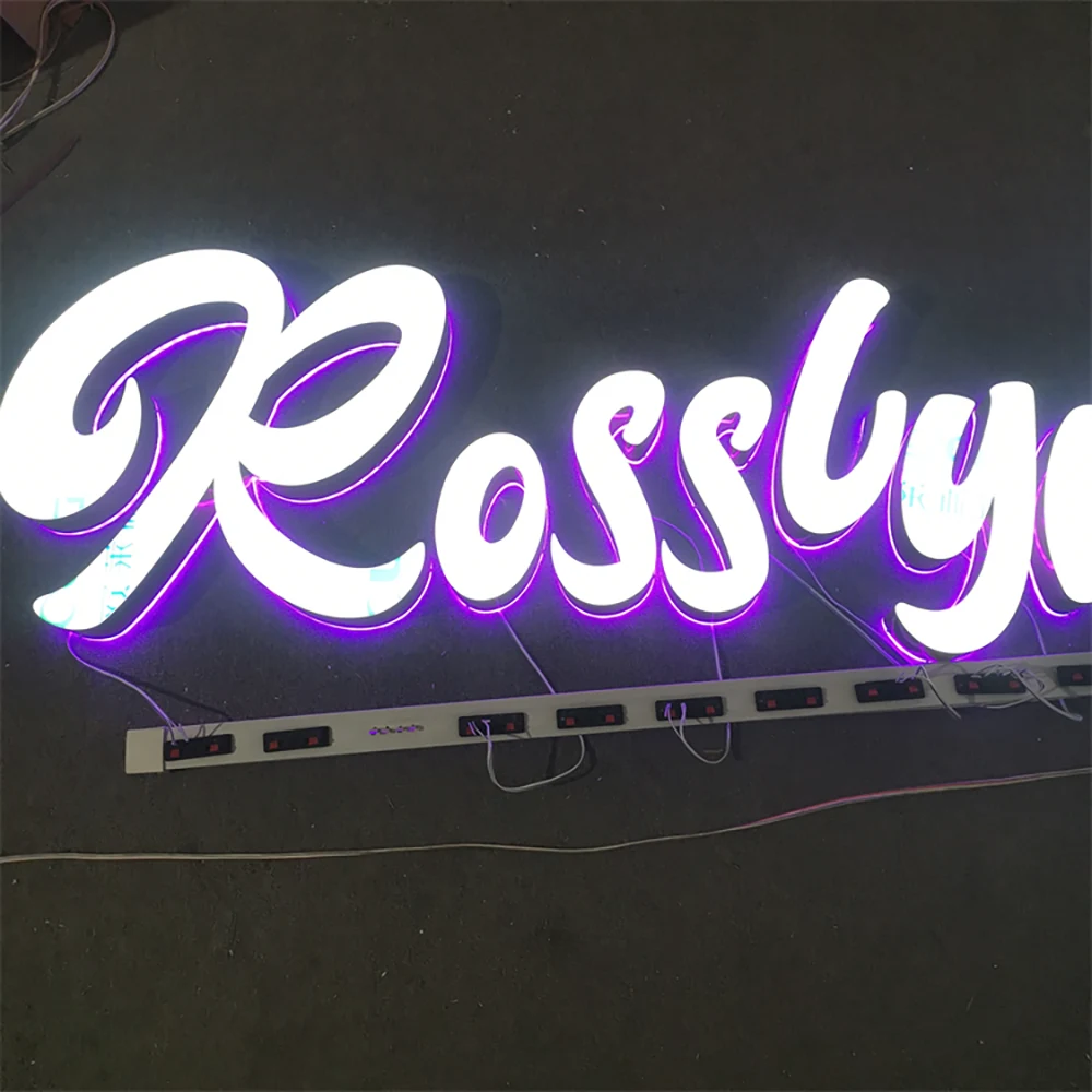 Rosslyn Boutique – Trimless Frontlit & Backlit LED Aluminum Acrylic Sign (Sydney) - image 2
