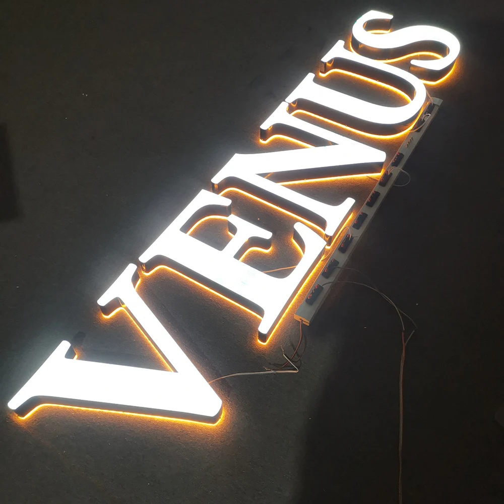 VENUS – Trimless Frontlit & Backlit LED Aluminum Acrylic Sign (Sydney) - image 1