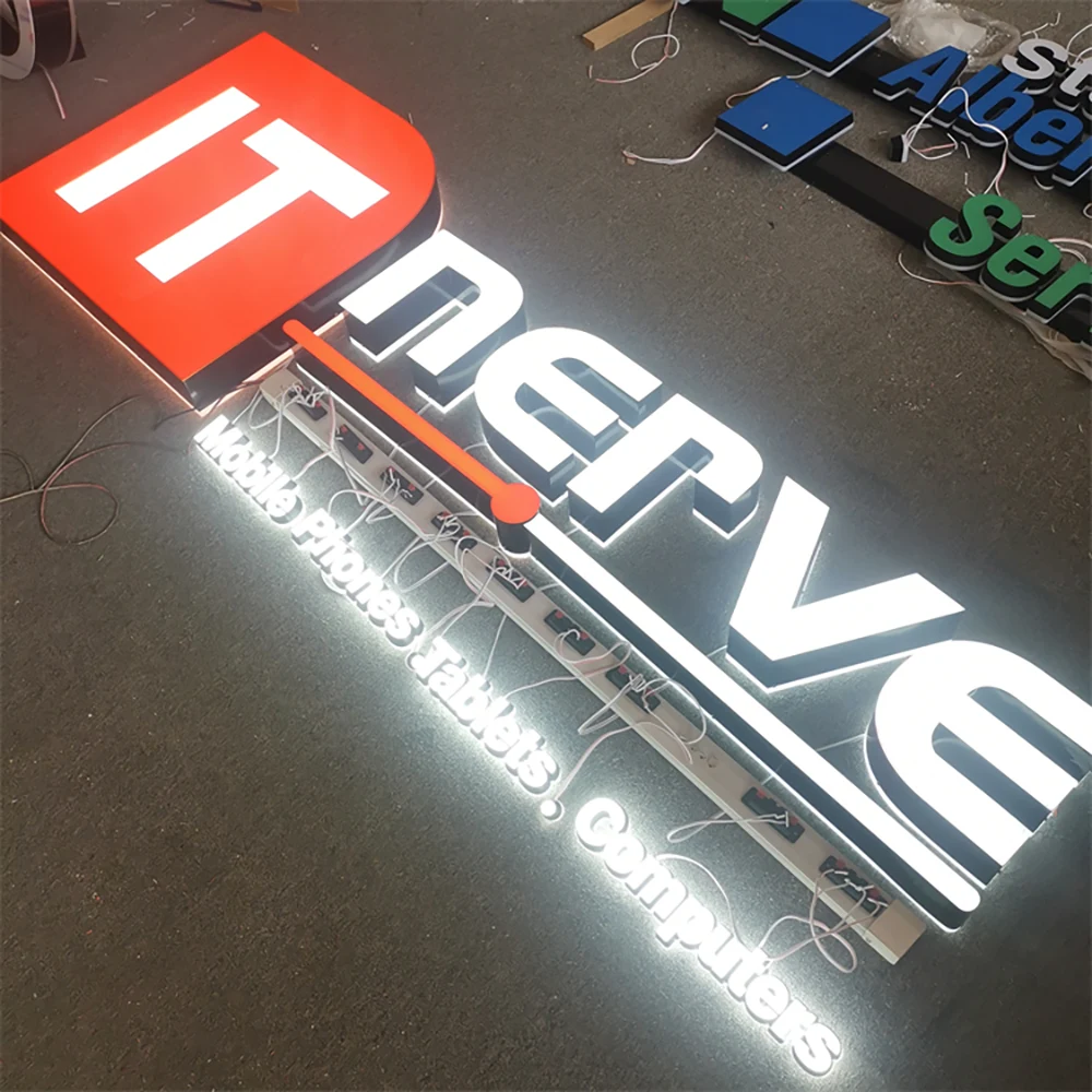 Ispaah Beauty Lounge – Trimless Frontlit & Backlit LED Aluminum Acrylic Sign (Sydney) - image 1