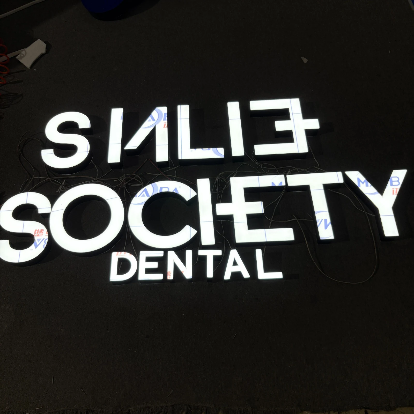 Azzuro Hair & Beauty – Trimless Frontlit LED Aluminum Acrylic PVC Sign (Sydney) - image 1