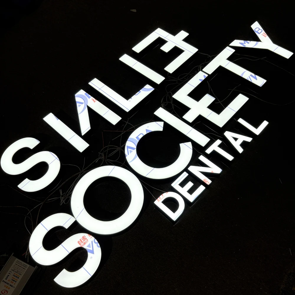 Azzuro Hair & Beauty – Trimless Frontlit LED Aluminum Acrylic PVC Sign (Sydney) - image 2